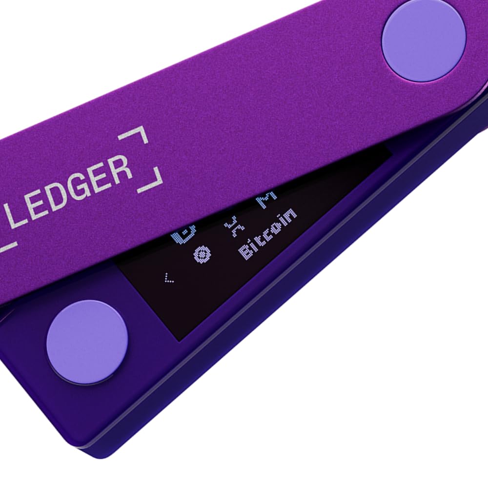 Ledger Nano X Crypto Hardware Wallet (Cosmic Purple) - Bluetooth - The Best Way to securely Buy, Manage and Grow All Your Digital Assets