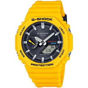 g-shock gab2100c-9a bluetooth solar gab2100 series, yellow