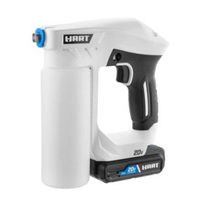 hart 20-volt cordless power sprayer 1.5ah lithium-ion battery (includes 20v & fast charger), hpss01b