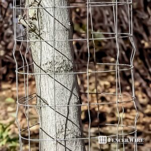 Fencer Wire 5 ft. x 100 ft. Galvanized Welded Wire Fence with 4" x 4" Square Opening, 16 Gauge Wire Mesh Fence Roll for Vegetables Garden Netting Chicken Coop Animal Enclosure