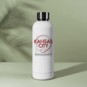 Kansas City Missouri Bumper Sticker for Car, Cute Kansas City Skyline Sign Sticker for Hydroflask, KCMO Decal for Tumbler