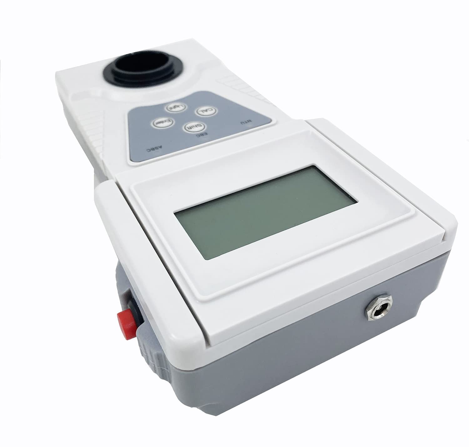 HFBTE Industrial Sewage Turbidimeter Turbidity Meter Lab Turbidity Meters Sewage Tap Water Quality Detector with Large Measuring Range 0 to 400 NTU 400 to 1000 NTU Resolution 0.1 NTU LCD Display