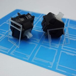 DUROCK 0.15mm Switch Films, 120pcs HTV+PC Double Layer Soft Material Film for MX Compatible Mechanical Keyboard Switches