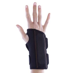 copper fit health unisex reversible wrist brace with stabilizer, adjustable