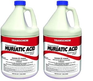 sunbelt chemicals 1 gallon muriatic acid (pack of 2)