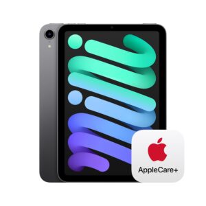 apple 2021 ipad mini (wi-fi, 64gb) - space gray with applecare+ (2 years)