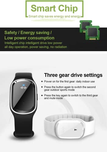 Mosquito Repellent Bracelet Outdoor, Ultrasonic Insect Wristband Watch USB Charging Portable Repeller Electronic Bracelet Highly Effective Anti Mosquito Baby Kids Adults