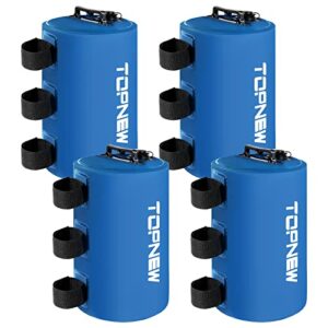 topnew canopy water weight bag, water tent weights set of 4 leg weights for pop up canopy, canopies,tent, gazebo, blue