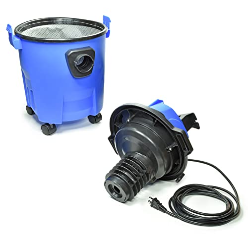 Micro-Mark Mini Wet/Dry Vacuum, 3 Gallon, 4 Horsepower, 4.0 HP AC, Blue