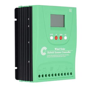 2800w wind solar hybrid charge controller, auto 24v/48v battery mppt hybrid wind solar controller with lcd display and free dump load accurate, 1600w wind and 1200w solar panel(gpi48220)