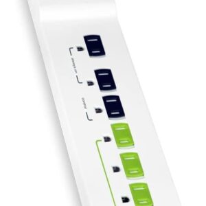 TrickleStar TS1104 7 Outlet APS, 1080 Joules, 3 ft Cord