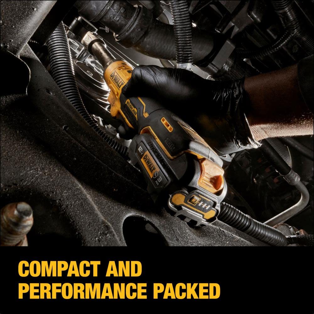 DEWALT XTREME 12V MAX* Cordless Ratchet, Brushless,3/8 in., Extended Reach, Tool Only (DCF503EB)