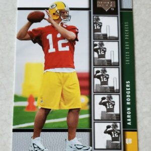 2005 Upper Deck Aaron Rodgers Premiere Rookie Card