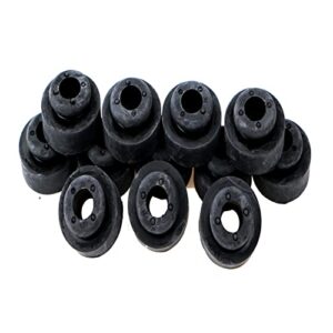 12 pack rubber feet,high damping vibration damping rubber ring for electric motor,refrigeration compressor,quiet vibration reduction place (chlorobutyl)