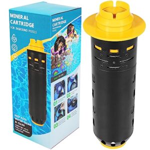 replacement for nature2 duoclear 25 35 mineral cartridge w28000 w28001 for all zodiac duoclear fusion soft vision pro above ground ingroud pool sanitizer for up to 35,000 gallons pool, 50001800