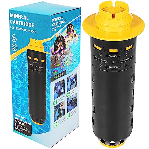 Replacement for Nature2 Duoclear 25 35 Mineral Cartridge W28000 W28001 for All Zodiac DuoClear Fusion Soft Vision Pro Above Ground Ingroud Pool Sanitizer for up to 35,000 Gallons Pool, 50001800