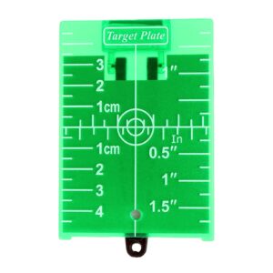 KEZERS Laser Target Card Plate for Laser Level (Green)