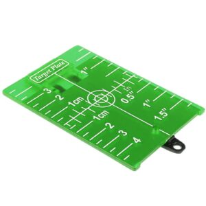 KEZERS Laser Target Card Plate for Laser Level (Green)