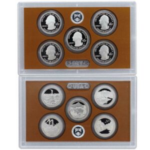 2011 s america the beautiful quarters national parks quarters proof set - 5 coins - exceptional coins - us mint gem proof - no box or coa