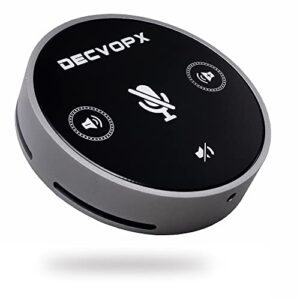 decvopx conference speaker with microphone for computer, 360° enhanced voice pickup conference call speakerphone for video conference/gaming/chatting/skype/telephone audio conferencing products