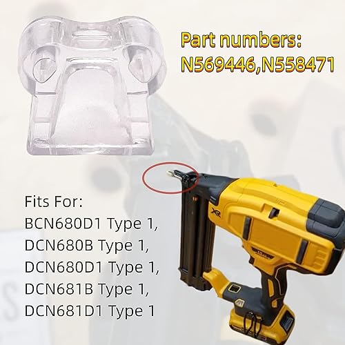 SURPOUF N558471 N569446 Compatible with Nailer No Mar Tip DeWalt Replaces DCN680D1 DCN680B DCN681B DCN681D1 Pack of 6