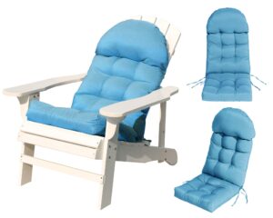 cosnuosa rocking chair cushion high back adirondack chair cushion waterproof patio cushions for outdoor furniture sky blue