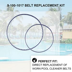 Mifyca Pool Cleaner 360 380 Belts 9-100-1017 Small and Large Belt Replacement Kit Fit for Po-laris 360 380 Pool Cleaners, Pol-aris Pool Cleaner Parts