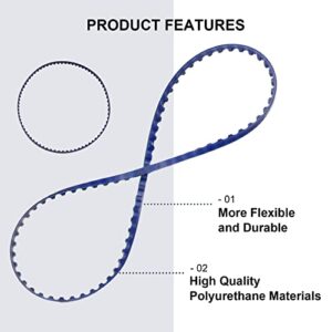Mifyca Pool Cleaner 360 380 Belts 9-100-1017 Small and Large Belt Replacement Kit Fit for Po-laris 360 380 Pool Cleaners, Pol-aris Pool Cleaner Parts