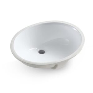 lifezcime 19.5 x16 inch undermount bathroom sink, white ceramic oval bathroom sink under counter lavatory vanity sink with overflow for cabinet drop in bathroom white sink wash basin