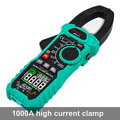 Labloot Ecofive MS213 1000A True RMS AC/DC Voltage Current Diode Capacitance Frequency Temperature NCV VFC Clamp Meter