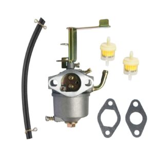 beiyiparts carburetor compatible with champion power equipment 1400 1800 watts 42432 80cc gas generator
