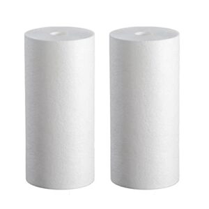 10" x 4.5" whole house sediment water filter, 5 micron 10-inch big water filter replacement cartridge compatible with w15-pr, dgd-5005, fp15b, hd-950a, gxwh35f, gxwh30c, 2 pack