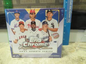 2021 topps chrome baseball update series sapphire on line exclusive sealed box