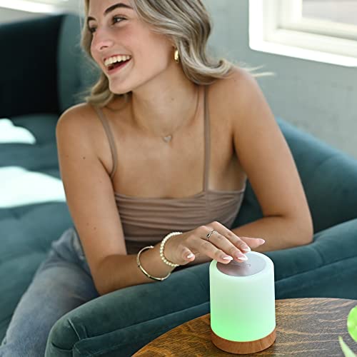 Friendship Lamps by LuvLink | Modern Long Distance Lamp - Send colors on the go, create a secret code, unlimited colors and connections (Set of Two)