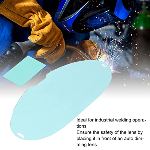 5PCS Large Viewing Screen Replacement Lens Welding Helmet with 3pcs Round Outer Screen 2pcs Inner Screen for Welder