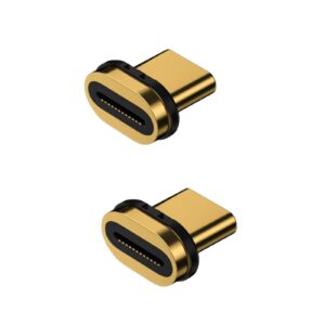youngselly usb type c magnetic adapter, 24pin, gold-plated, male to female, supports 40gb/s data transfer and 4k video output