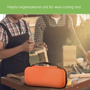 ALKOO Carrying Case Only- Compatible with Worx WX082L/ WX081L ZipSnip Cutting Tool, Fabric Cutter Storage Bag Rotorazer Saw Container, Mini Circular Saw Organizer Box