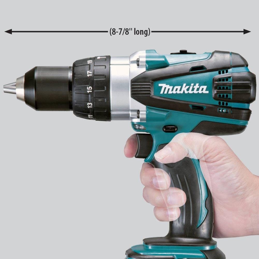 Makita 18V Lxt Lithium-Ion Cordless 1/2 In. Hammer Driver Drill (Bare Tool)