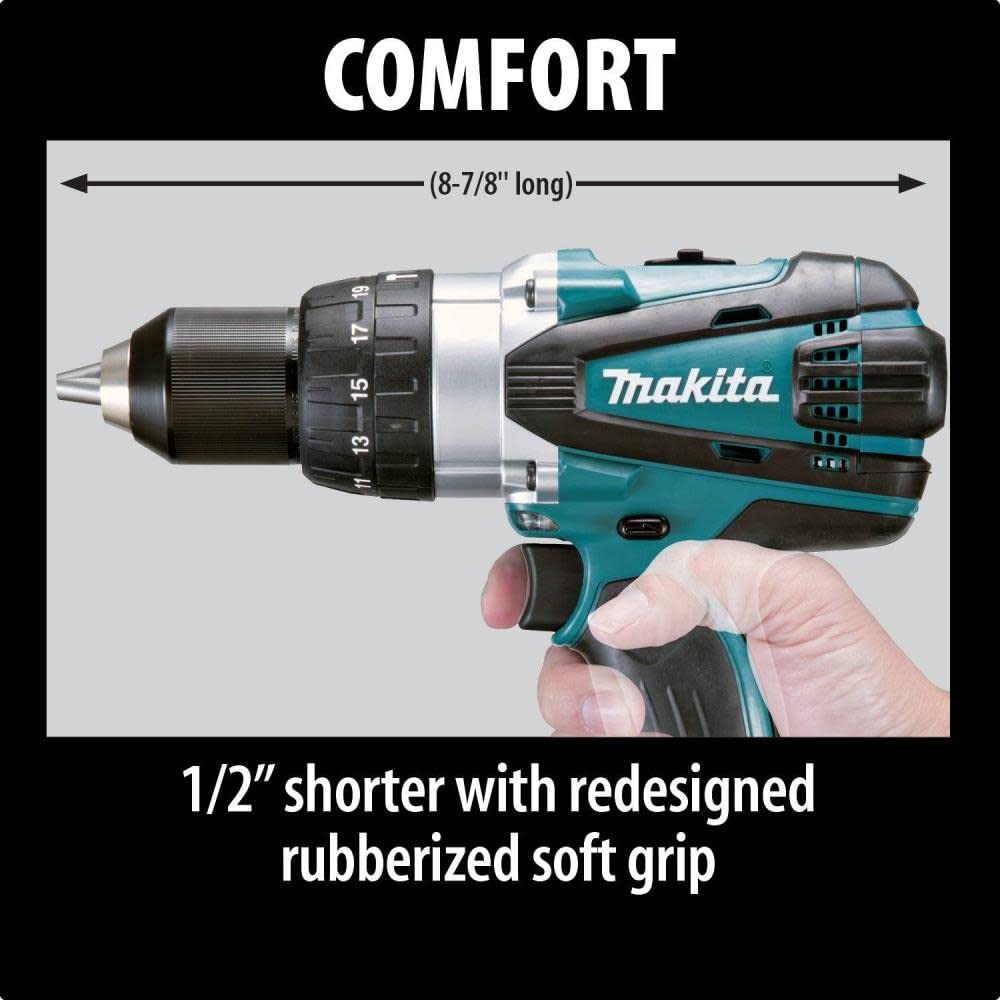 Makita 18V Lxt Lithium-Ion Cordless 1/2 In. Hammer Driver Drill (Bare Tool)