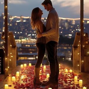 Homemory 48Pack Flameless Flickering Led Votive Tealight Candles,200+Hour Lasting Battery Operated Candles,Soft White for Valentine's Day,Wedding,Proposal Anniversary (Ivory Base,Battery Included)