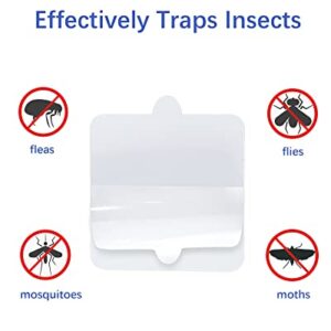 24 PCS Flea Trap Refills Square Glue Boards Compatible with Terro T230 T231 Indoor Flea Trap, 6" Replacement Sticky Pads Fits Square Flea Bed Bug Traps for Inside Your Home