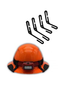 hart hat clips: lift hard hat brand compatible full brim hard hat clips
