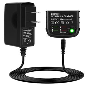 lipop lcs1620 battery charger for black and decker 20v lithium battery charger lbxr20 lbx20 lb20 lbxr20-ope lbx4020 lb2x4020 lbxr2020-ope
