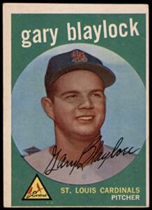 1959 topps # 539 gary blaylock st. louis cardinals (baseball card) vg/ex cardinals