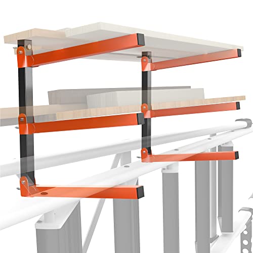 Ultrahaus Metal Lumber Rack and Wall Mounted Lumber Storage Rack with Lumber Rack 3 Level Wood Storage Rack System, 1 Pack