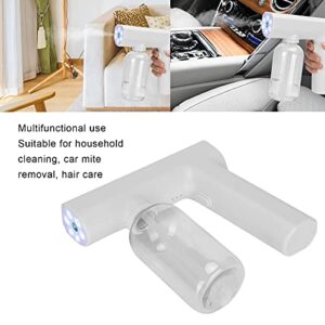 Mist Sprayer Gun Electric Spray Fogger Spray Fogger Handheld Atomizer Steam Nanometer Disinfectant Machine Office School Garden[White]