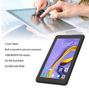 Android 10.0 Tablet, 7 Inch HD IPS Screen Toddler Tablet Computer with Octa Core Processor, 2G RAM 32G Storage, Bluetooth, WiFi, 3500mAh Battery, Dual Camera(Green)