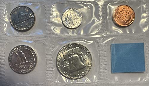 1957 PD US Silver Mint set Half Dollar, Quarter, Dime, Nickel, Cent Seller BU