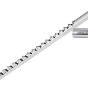 Accusize Industrial Tools 3/32 inch, Style B High Speed Steel Keyway Broach, 5000-0008