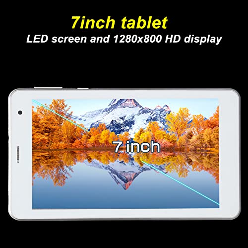 7inch Tablet, HD IPS Screen 2G ROM 32G RAM Tablet 2.4G 5G Dual Band WiFi Tablet PC, Support 128GB TF Card, Bluetooth, Dual Camera, Octa Core Processor, for Android 9.0(Orange)